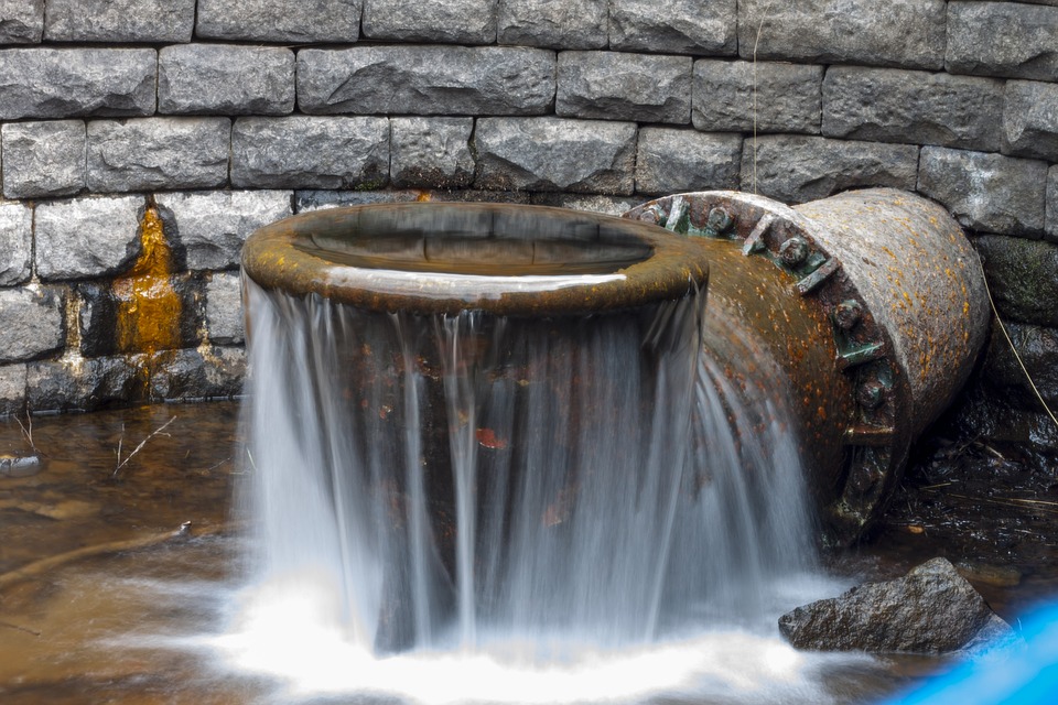 water leaking